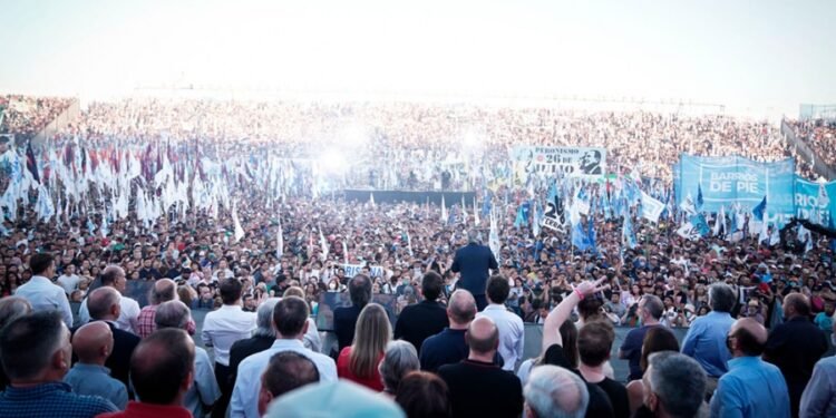 El Frente de Todos organiza un acto en Merlo como punto alto de la campaña