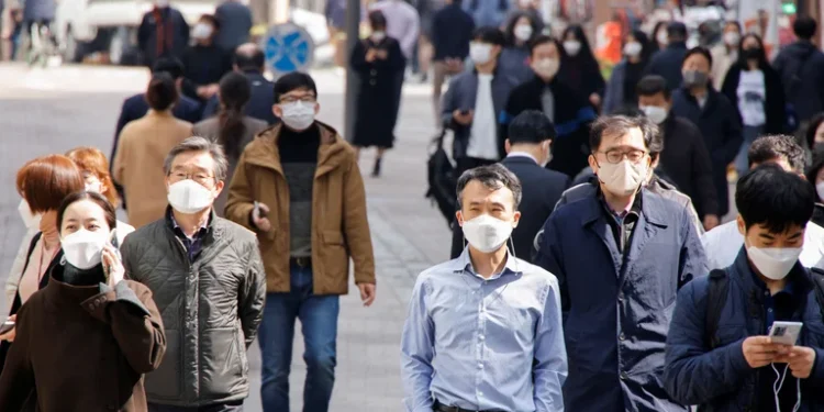 Corea del Sur registró más de 600 mil casos de coronavirus en un día, récord desde el inicio de la pandemia