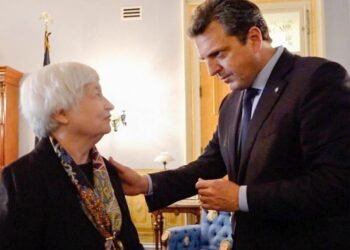 Sergio Massa se reunió con la secretaria del Tesoro, Janet Yellen