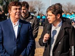 Axel Kicillof se mostró con Espinoza luego de que lo procesaran por abuso sexual