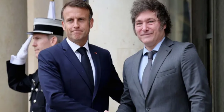 Milei recibirá a Macron en Buenos Aires