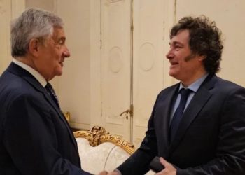 Reunión cumbre en la Casa Rosada: el Presidente recibió al canciller de Italia