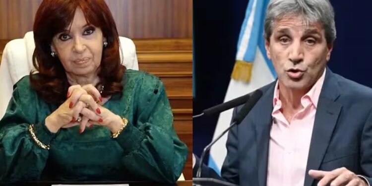 Cristina Kirchner criticó a Luis Caputo en el Día de la Lealtad Peronista
