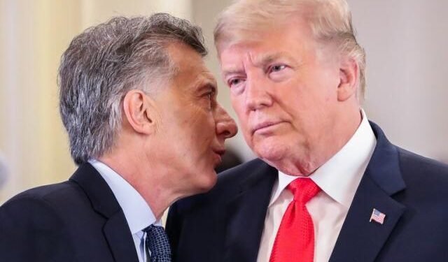 Mauricio Macri saludó a Donald Trump en el día de su asunción