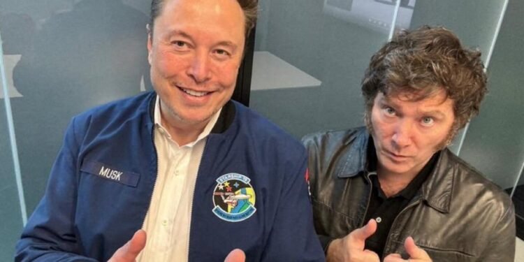 Milei volvió a defender a Elon Musk y cargó contra “los imbéciles de izquierda”