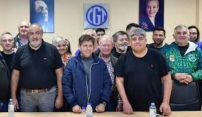 Héctor Daer: “Compromiso y esperanza” con Kicillof.