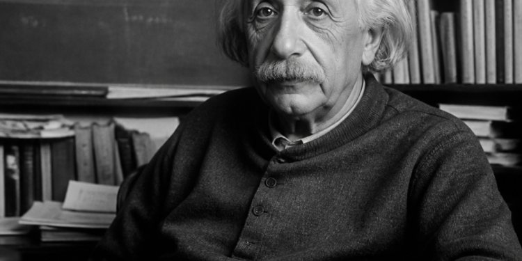Albert Einstein, científico: “Una vida tranquila y modesta trae más alegría que la persecución del éxito constante”