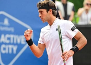 Victoria de Etcheverry y Ugo Carabelli en el ATP 500 de Hamburgo