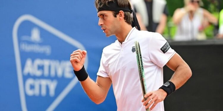 Victoria de Etcheverry y Ugo Carabelli en el ATP 500 de Hamburgo