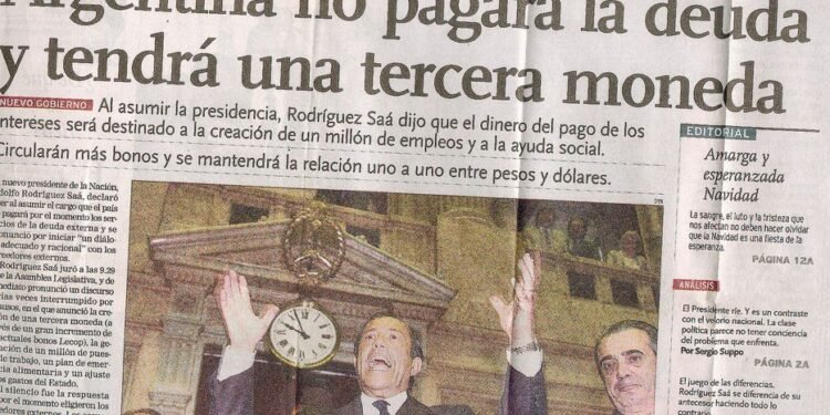 Cierre definitivo del default de 2001 en Argentina tras 25 años