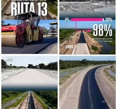 Corredor Sur: Comienzan cuatro obras simultáneas en puntos clave del trayecto