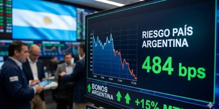 El riesgo país alcanza un mínimo en más de ocho años y se acerca a los 400 puntos