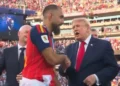 El saludo de un jugador español a Trump que generó controversia