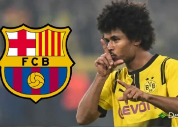 Karim Adeyemi es presentado en Barcelona y elogia a Messi