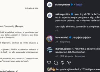 La embajada británica hizo una inusual publicación antes del partido Argentina-Inglaterra