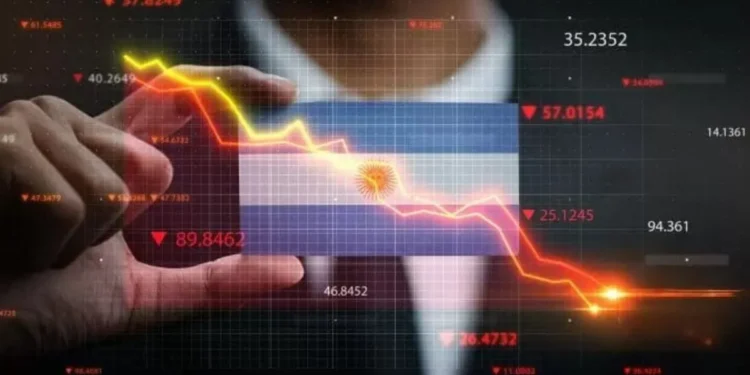 Mercados: caída de la Bolsa argentina y descenso en el riesgo país