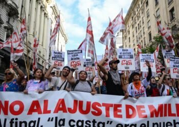 La calle se complicará para Milei