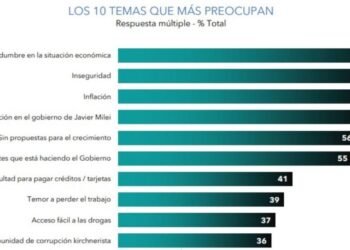 Preocupaciones ciudadanas y situación económica según una encuesta nacional