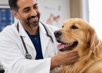 El veterinario Amir Anwary sugiere el Golden Retriever para quienes adoptan un perro por primera vez: “Es amigable y paciente”